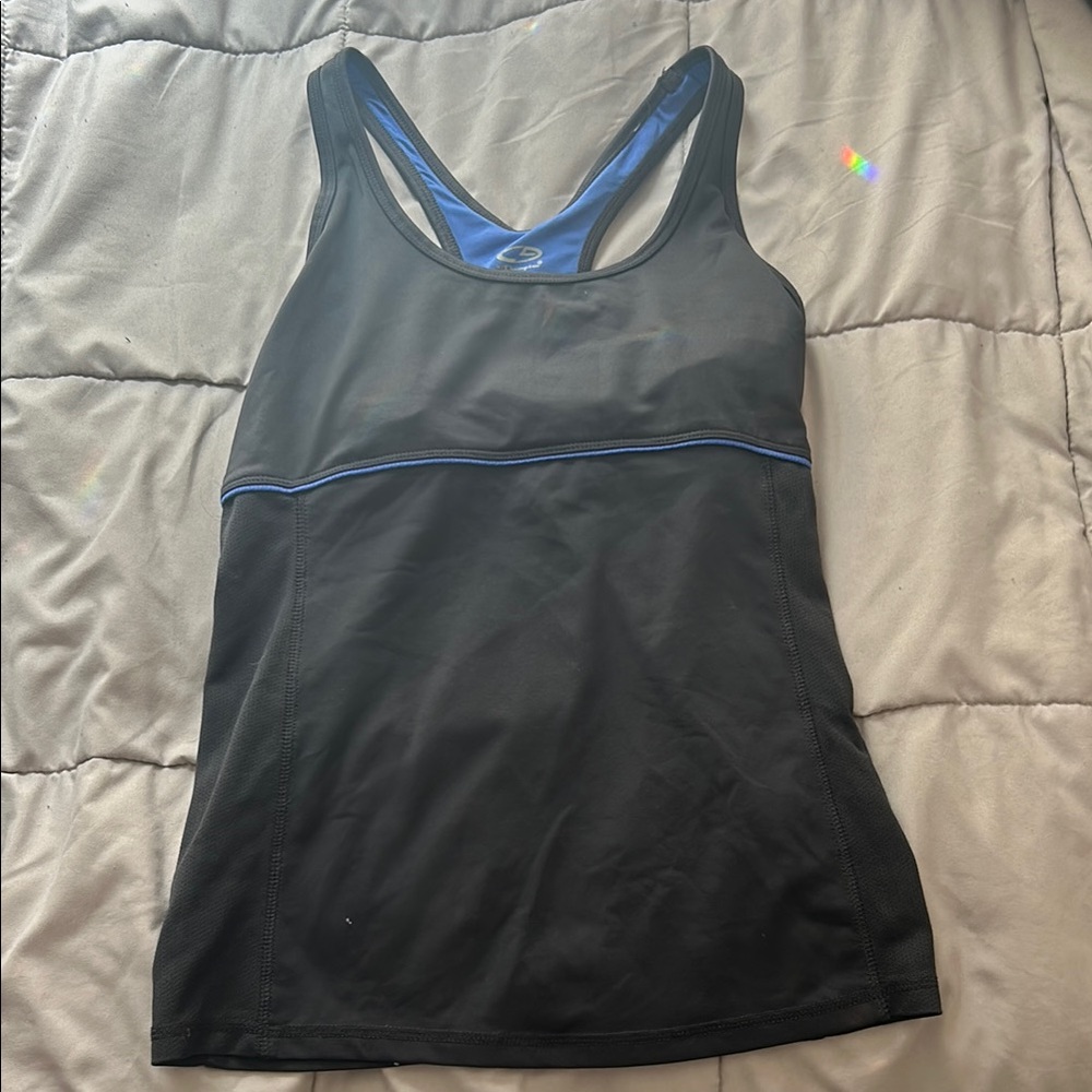 Champion Blue and Black Sports Tank